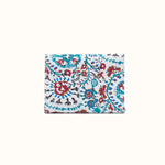 Robin Compact Wallet in Printed Leather - Batik Blooms