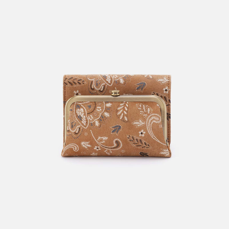 Robin Compact Wallet in Printed Leather - Country Road Bloom