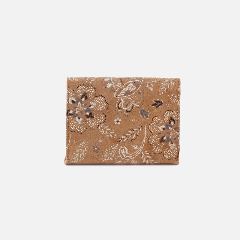 Robin Compact Wallet in Printed Leather - Country Road Bloom