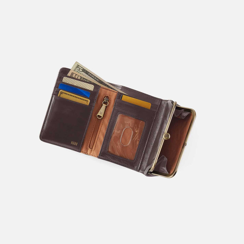 Robin Compact Wallet in Polished Leather - Hearthstone