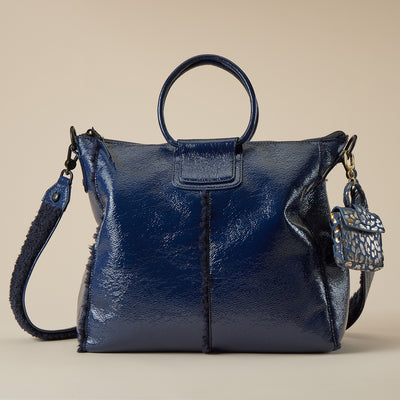Sheila Bag Charm in Printed Leather - Mirror Cheetah