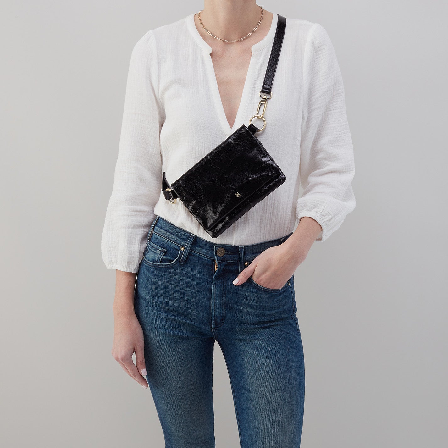 Belt bag on shoulder deals