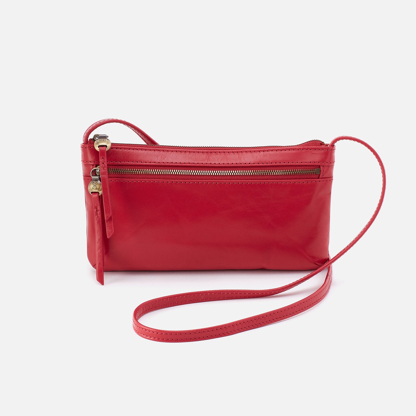 Cara Crossbody In Polished Leather Hibiscus HOBO