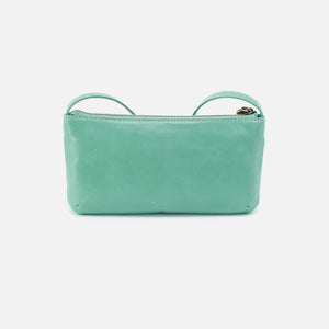 Cara Crossbody in Polished Leather - Seaglass