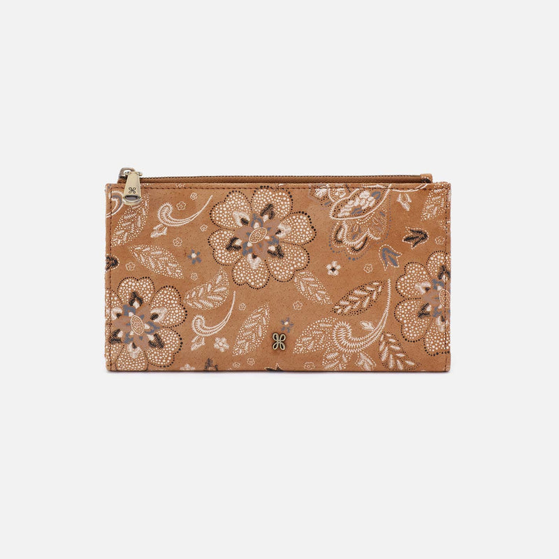 Jill Large Bifold Wallet in Printed Leather - Country Road Bloom