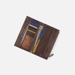 Jill Large Bifold Wallet in Polished Leather - Hearthstone