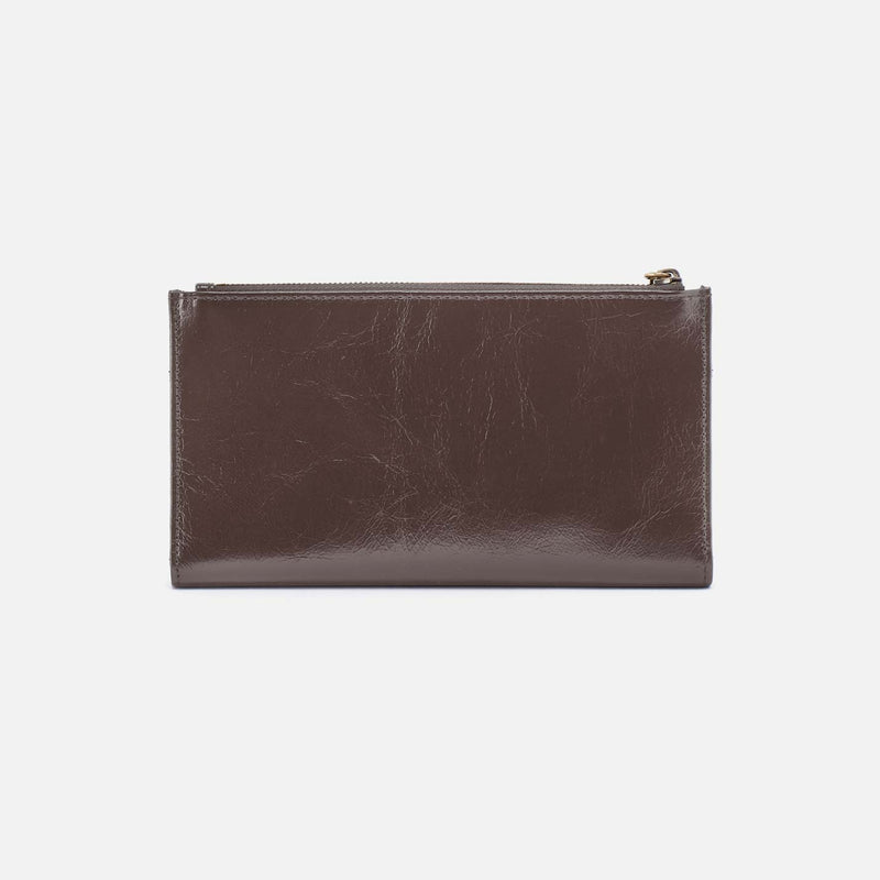 Jill Large Bifold Wallet in Polished Leather - Hearthstone