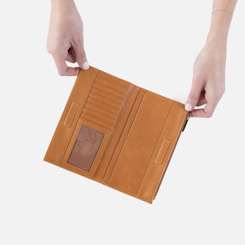 HOBO Jill Large Bifold Wallet - Pale Flax