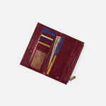 Jill Large Bifold Wallet in Polished Leather - Saddleberry