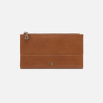Jill Large Bifold Wallet in Polished Leather - Truffle