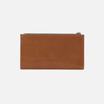 Jill Large Bifold Wallet in Polished Leather - Truffle