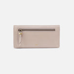 Hutton Large Wallet In Gloss Leather - Stone Gloss