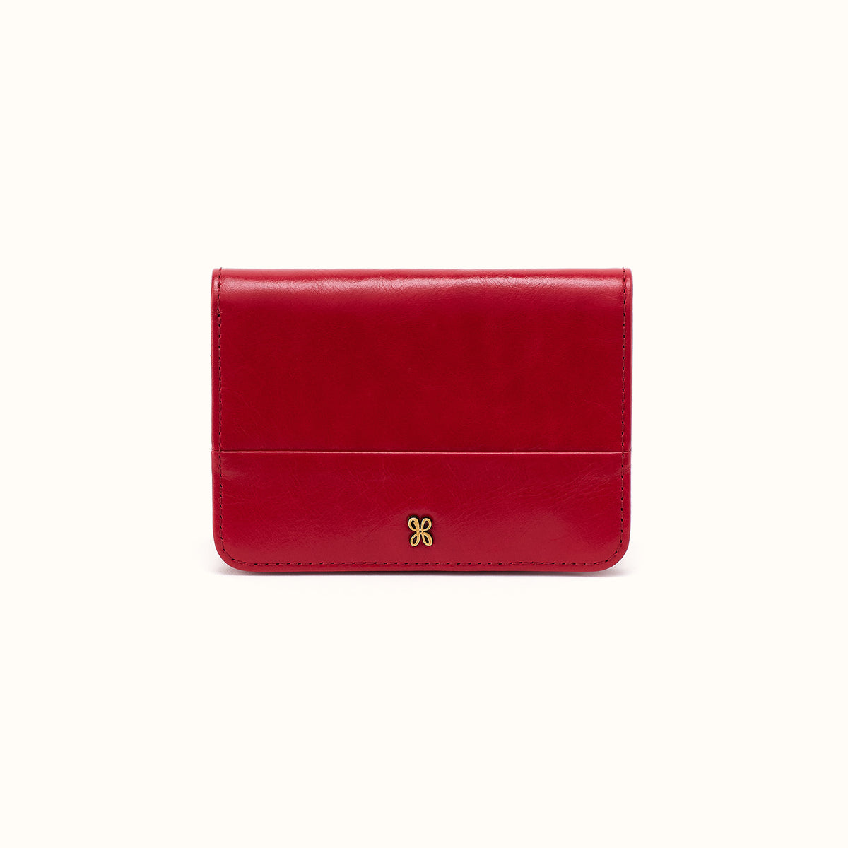 Jill Bifold Wallet In Polished Leather