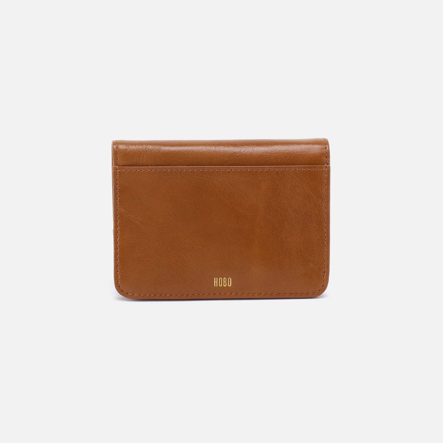 Jill Bifold Wallet in Polished Leather - Truffle – HOBO