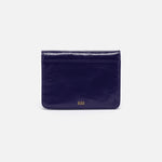 Jill Bifold Wallet in Polished Leather - Winter Violet