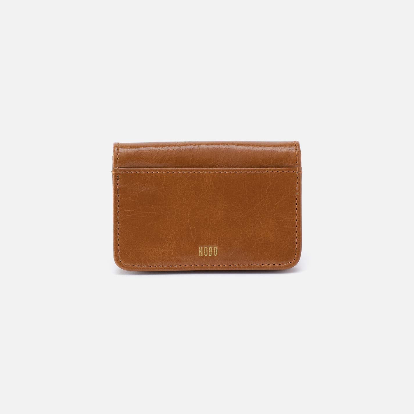 (取寄) ホーボー レディース ジル フラップ カード ケース HOBO women Jill Flap Card Case Truffle Jill Flap Card Case in Polished Leather - Truffle – HOBO