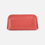 Beauty Brush Case In Polished Leather - Pink Mirage