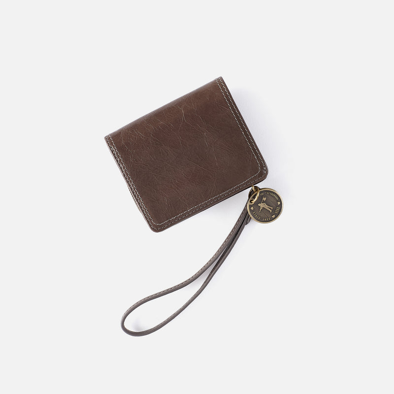Coin Wristlet Wallet in Polished Leather - Hearthstone