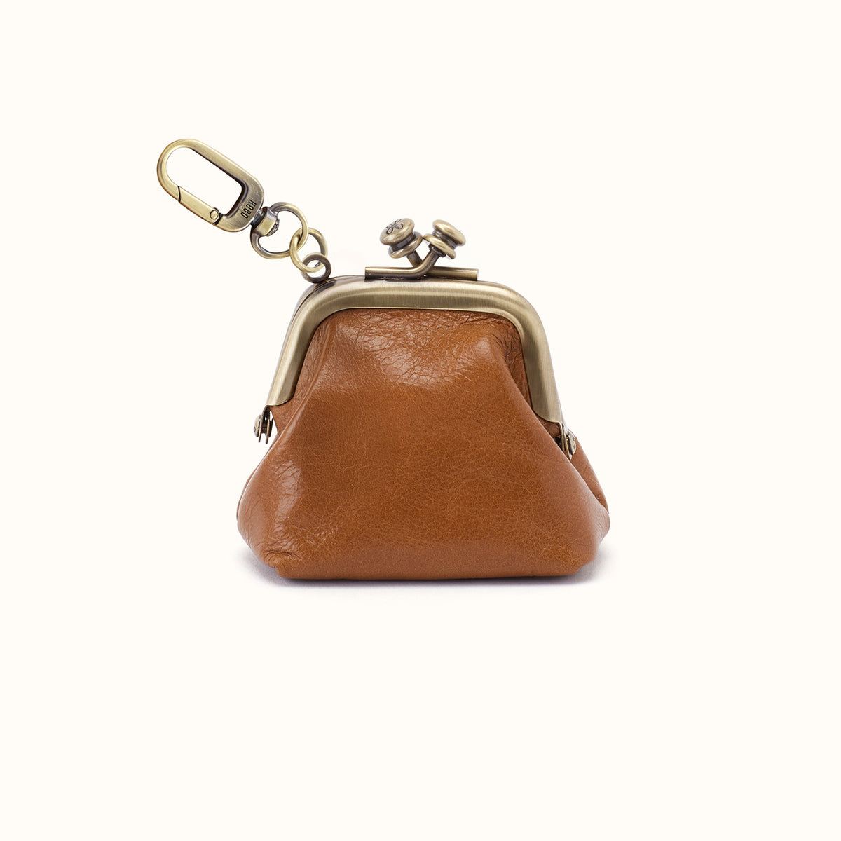 Run Frame Pouch In Polished Leather