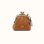 Run Frame Pouch In Polished Leather