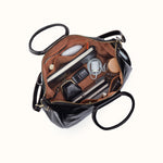 Sheila Large Satchel In Polished Leather