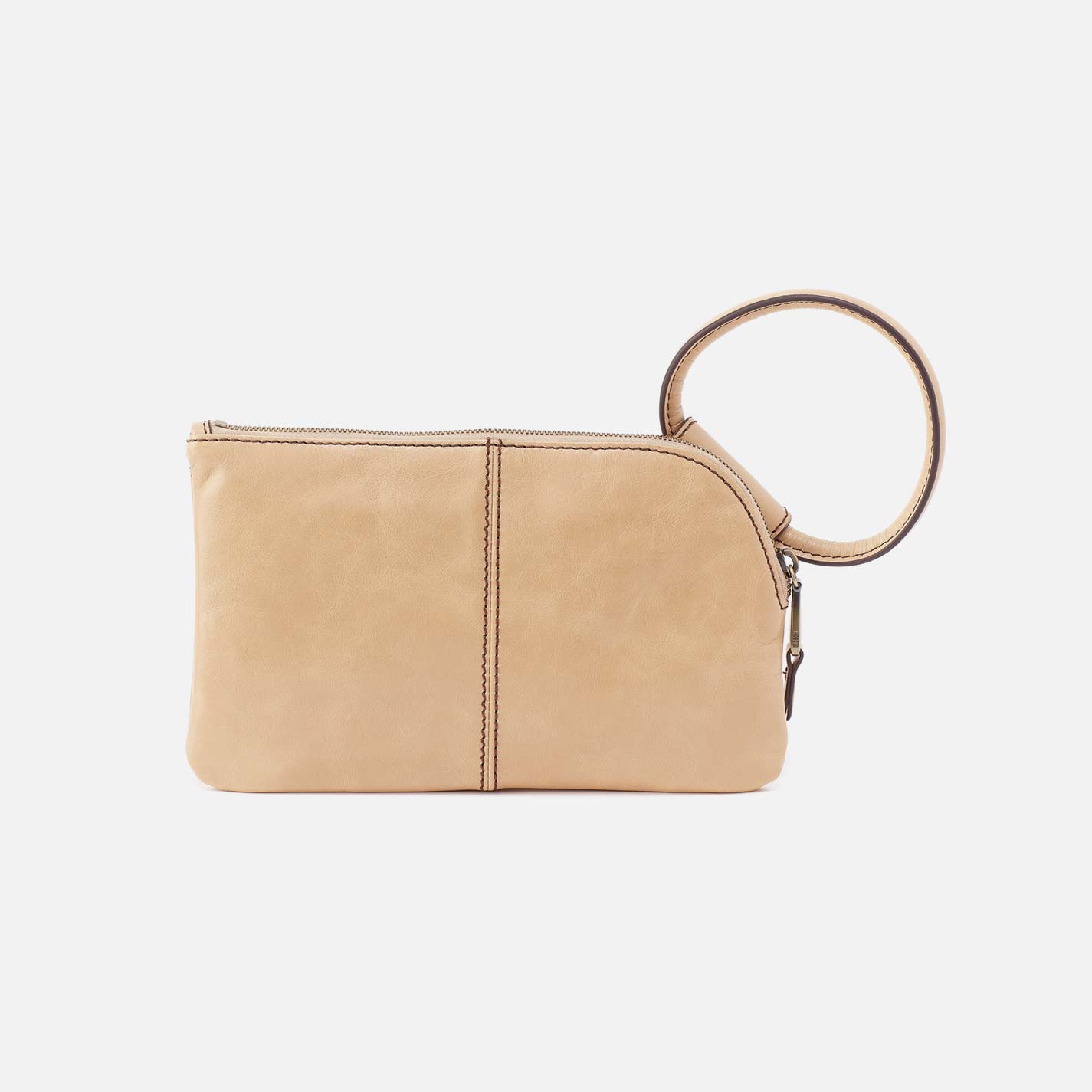 Sable Wristlet in Polished Leather - Desert Sand – HOBO