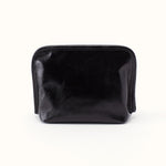 Beauty Cosmetic Pouch In Polished Leather