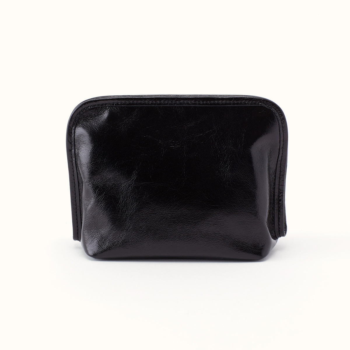 Beauty Cosmetic Pouch In Polished Leather