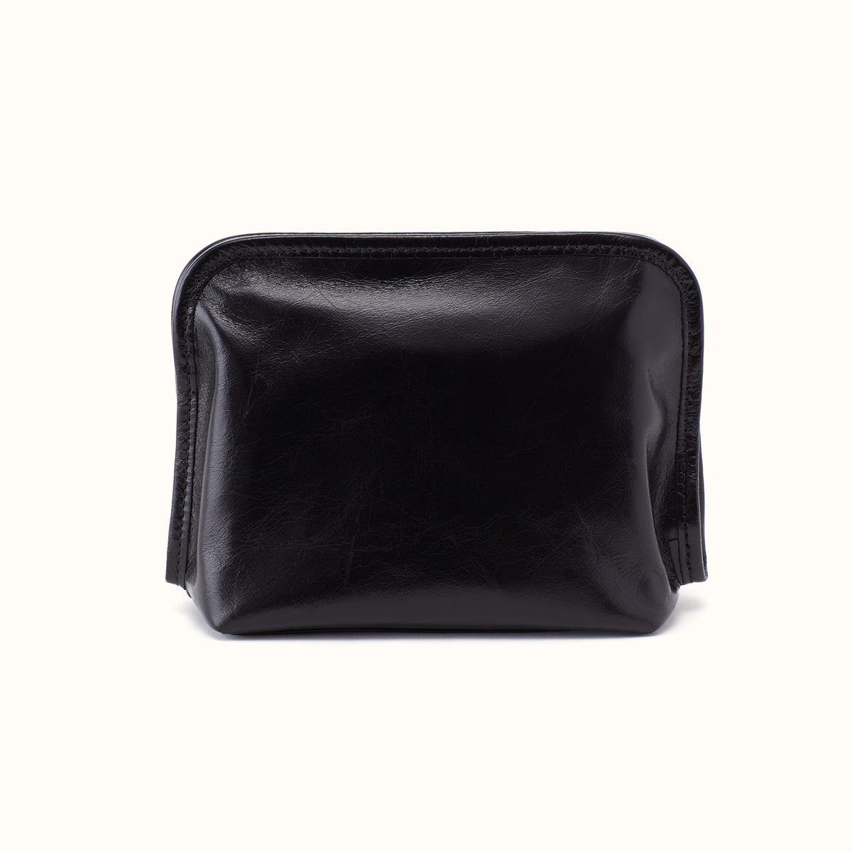 Beauty Cosmetic Pouch In Polished Leather