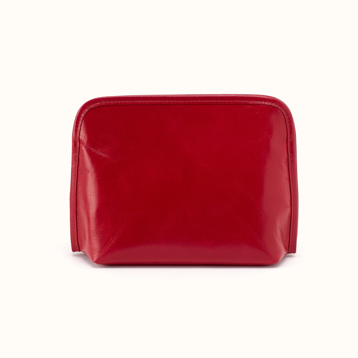 Beauty Cosmetic Pouch In Polished Leather