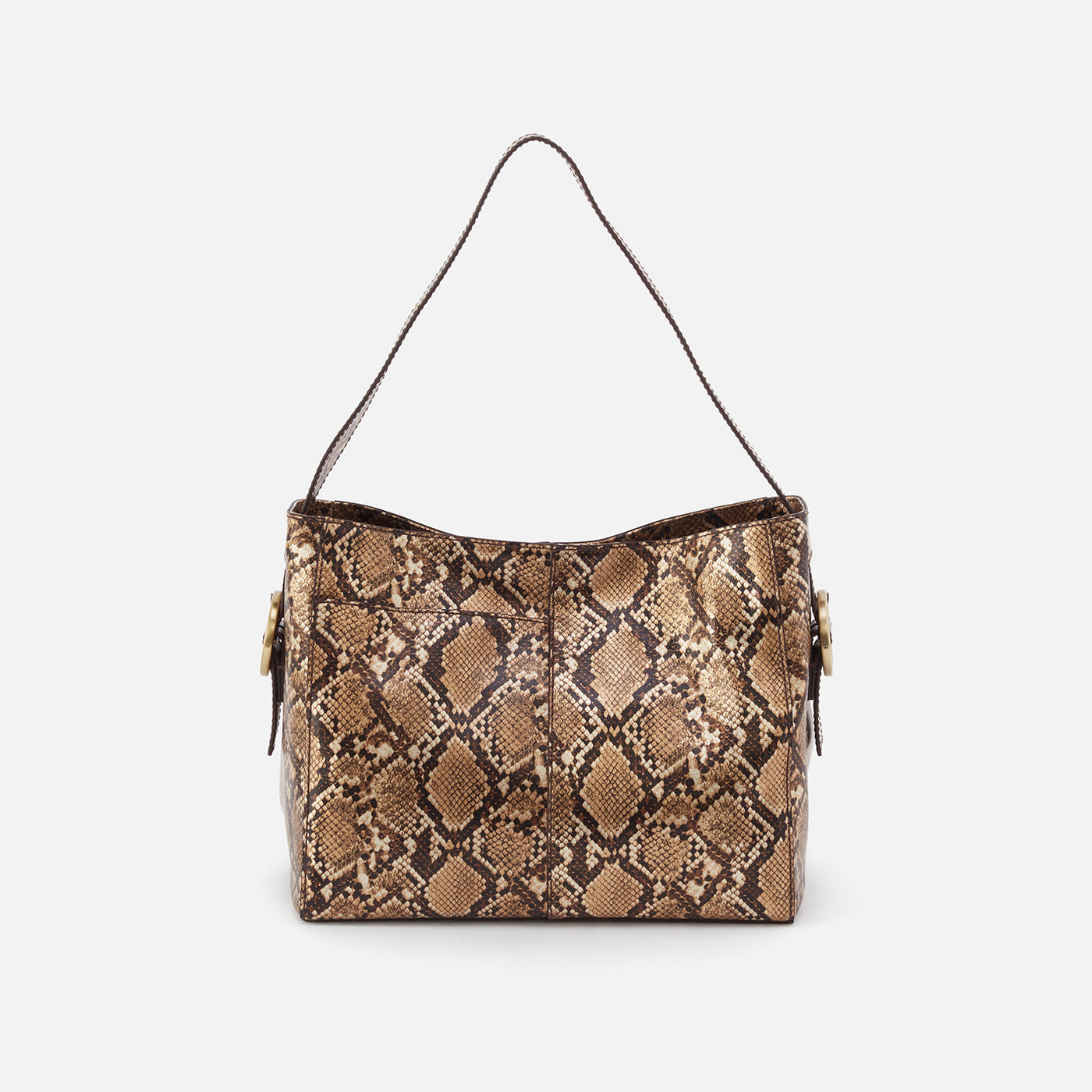 Render Shoulder Bag in Printed Leather - Golden Snake – HOBO