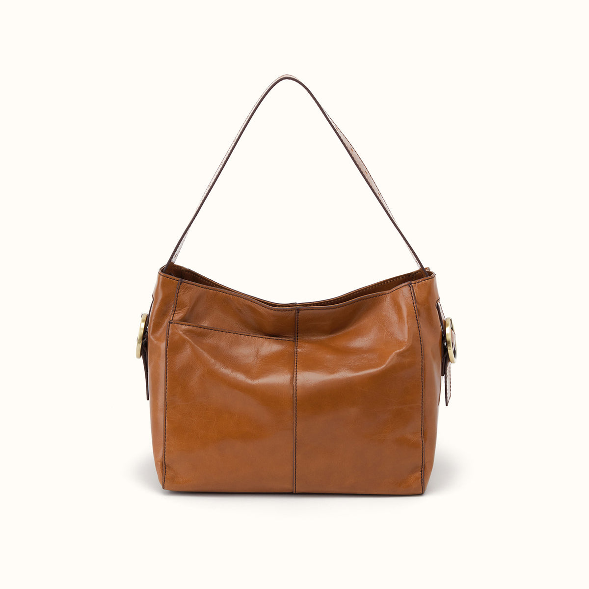 Render Shoulder Bag In Polished Leather