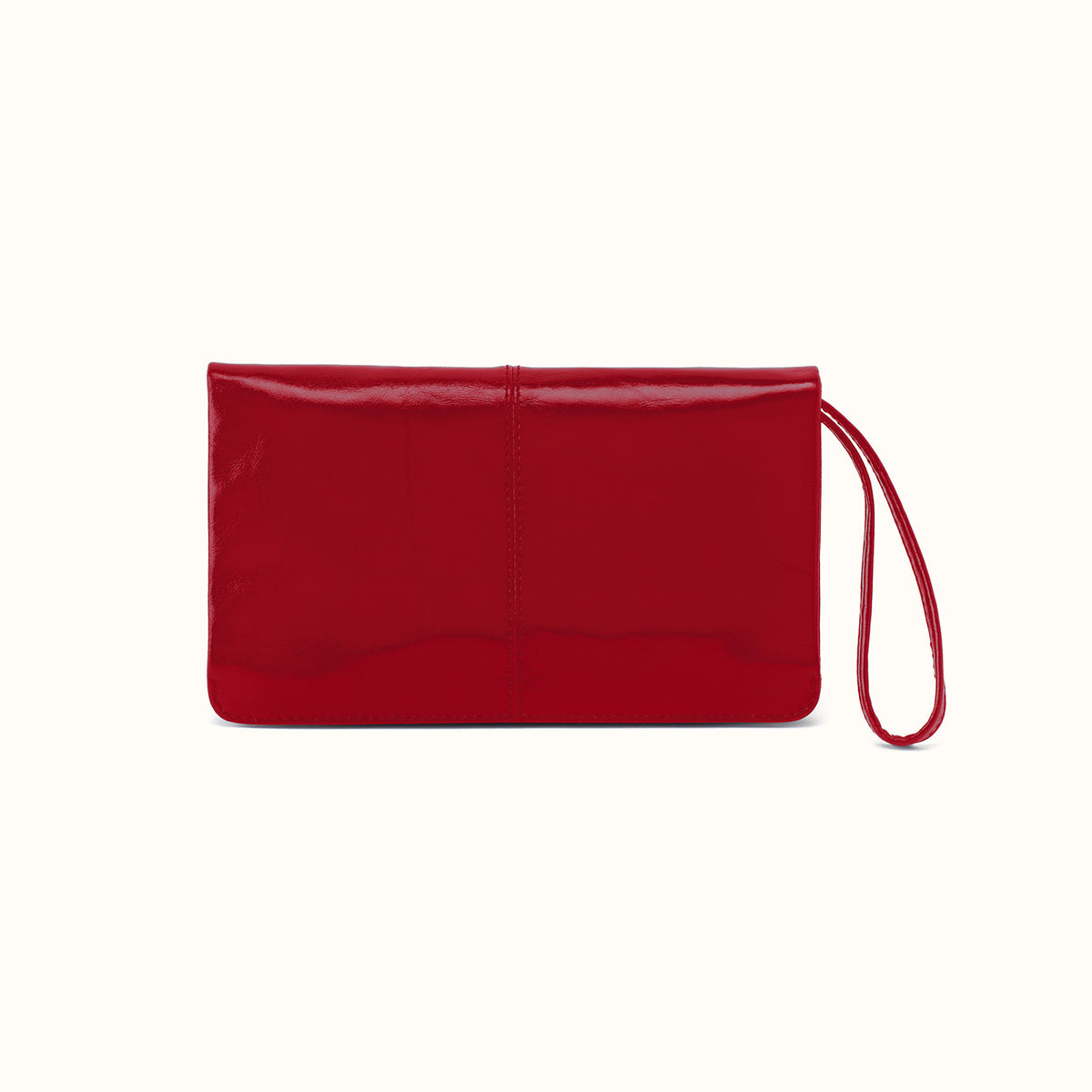 Evolve Wristlet In Polished Leather