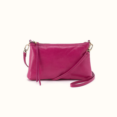 Darcy Crossbody in Polished Leather - Cactus Flower