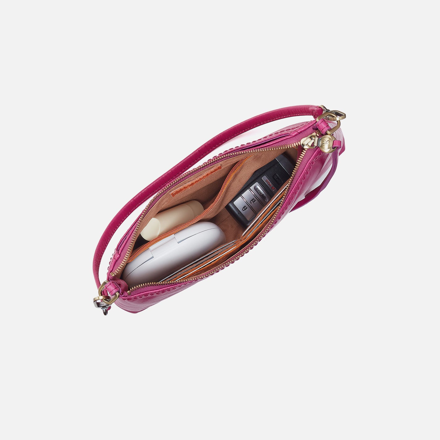Darcy Crossbody in Polished Leather - Cactus Flower – HOBO