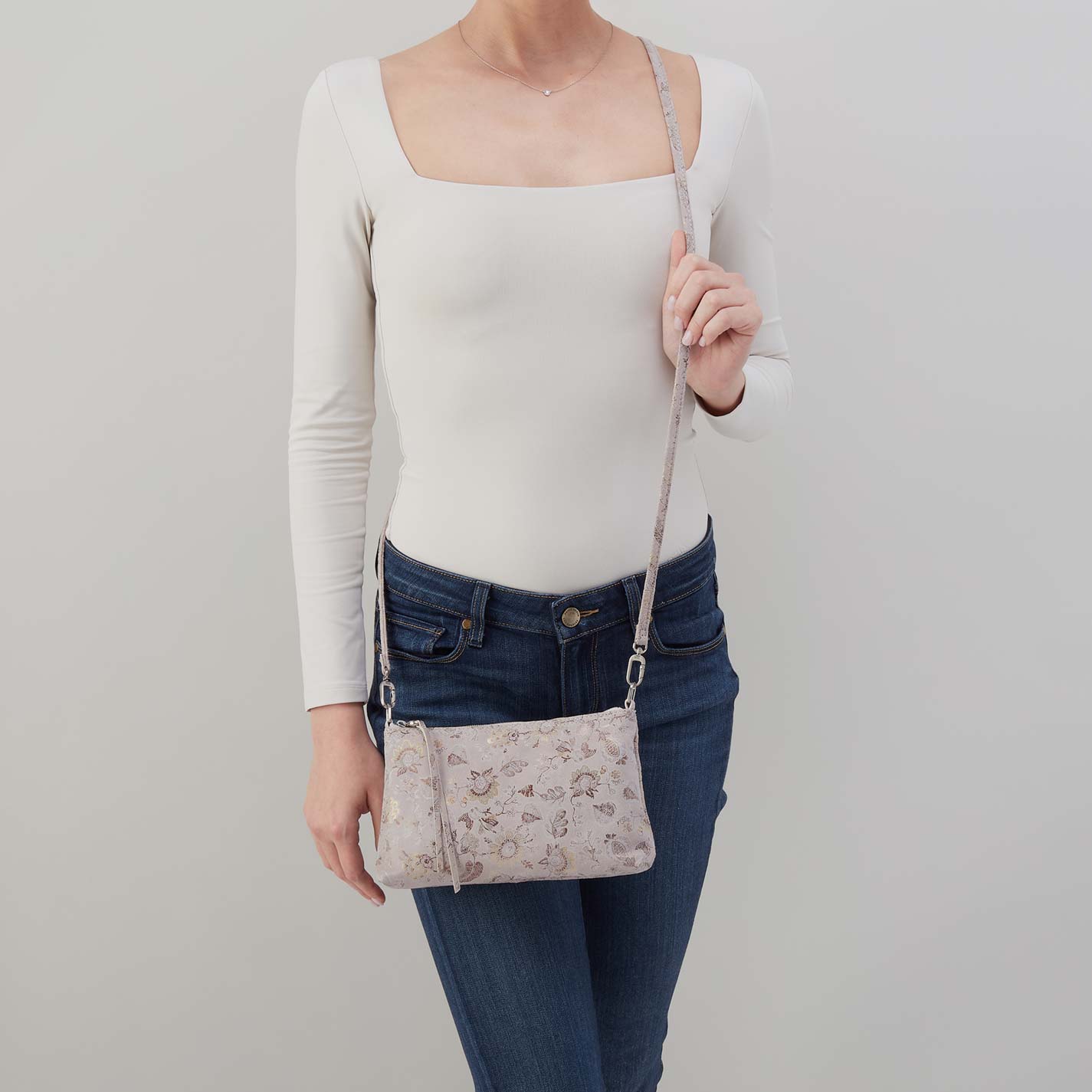 Darcy Crossbody in Printed Leather - Mystic Bloom – HOBO