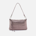 Darcy Crossbody in Metallic Leather - Pewter Spur