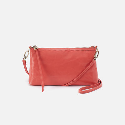 Darcy Crossbody In Polished Leather - Pink Mirage