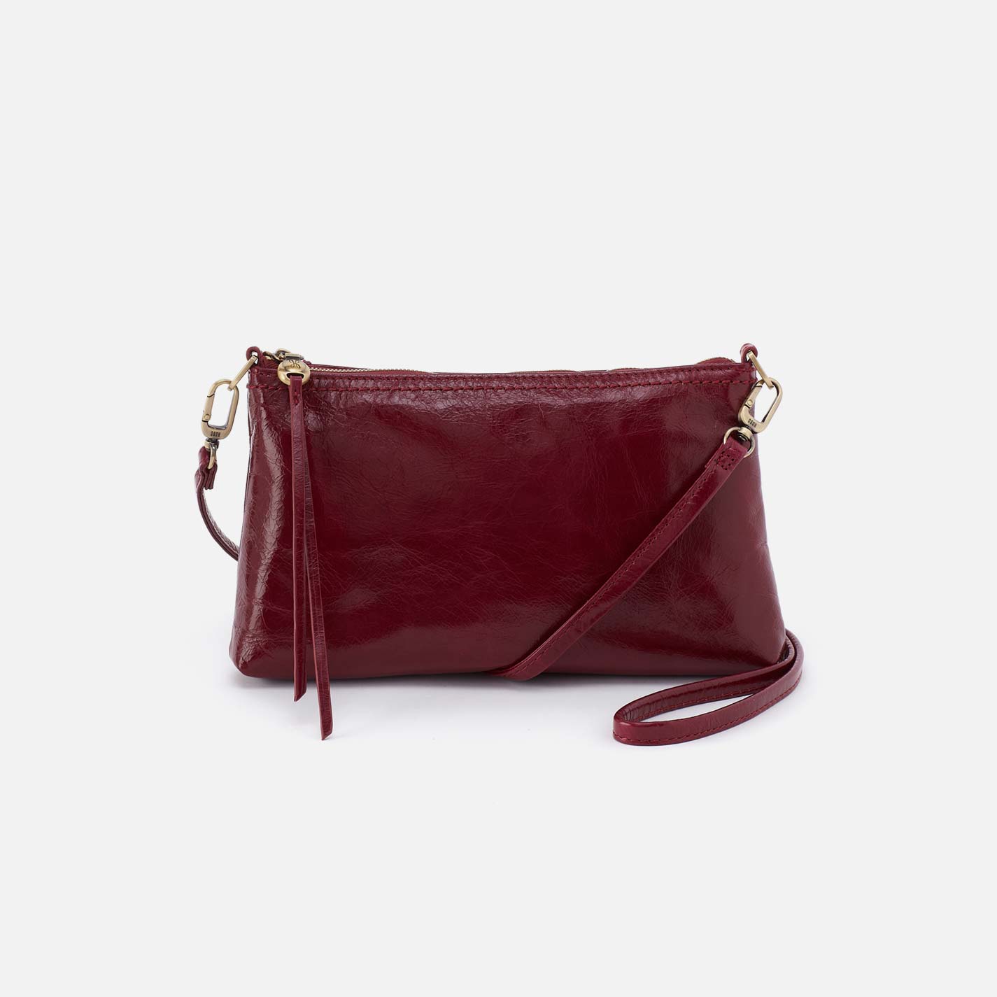 hobo Darcy Crossbody Polished Leather| Saddleberry Shop Black