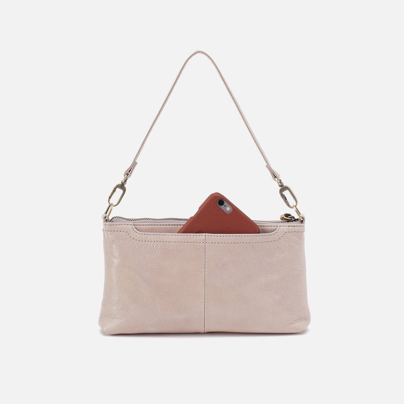Darcy Crossbody In Gloss Leather - Stone Gloss