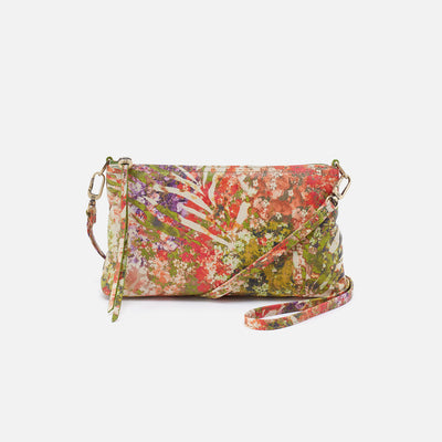 Darcy Crossbody in Printed Leather - Tropic Print