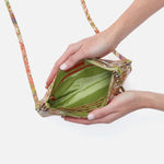 Darcy Crossbody in Printed Leather - Tropic Print