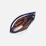 Darcy Crossbody in Polished Leather - Winter Violet
