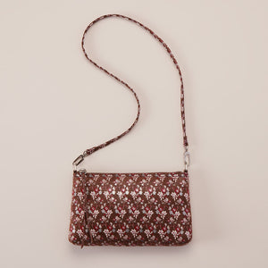 Darcy Luxe Crossbody in Printed Leather - Ditzy Floral