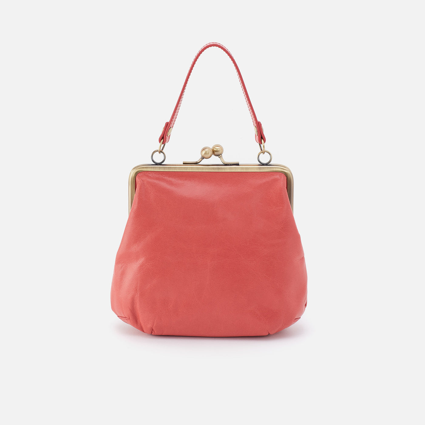 Alba Crossbody in Polished Leather - Cherry Blossom