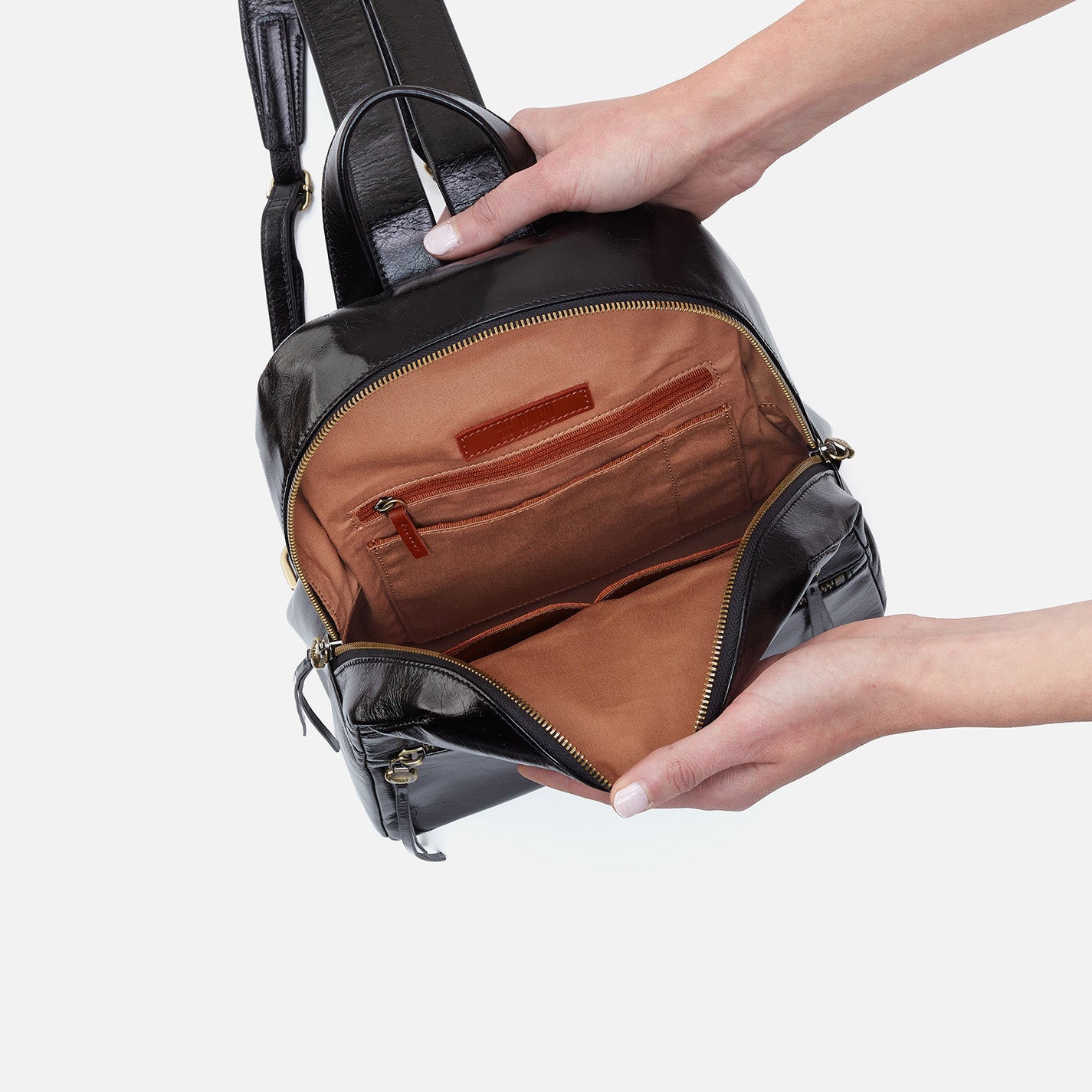 Coach billie backpack black discount