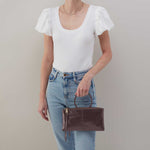 Sable Crossbody in Polished Leather - Hearthstone