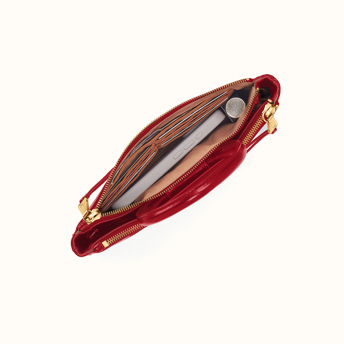 Sable Crossbody In Polished Leather