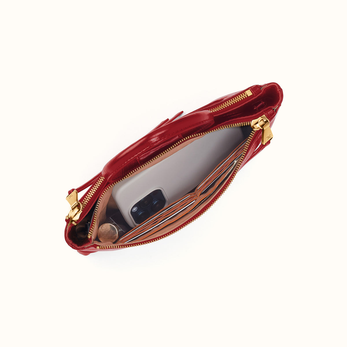 Sable Crossbody In Polished Leather
