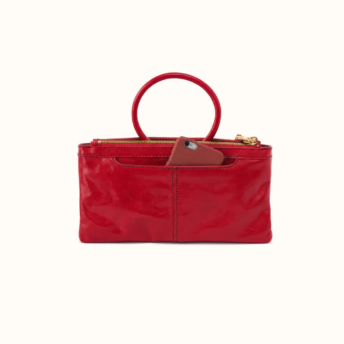 Sable Crossbody In Polished Leather